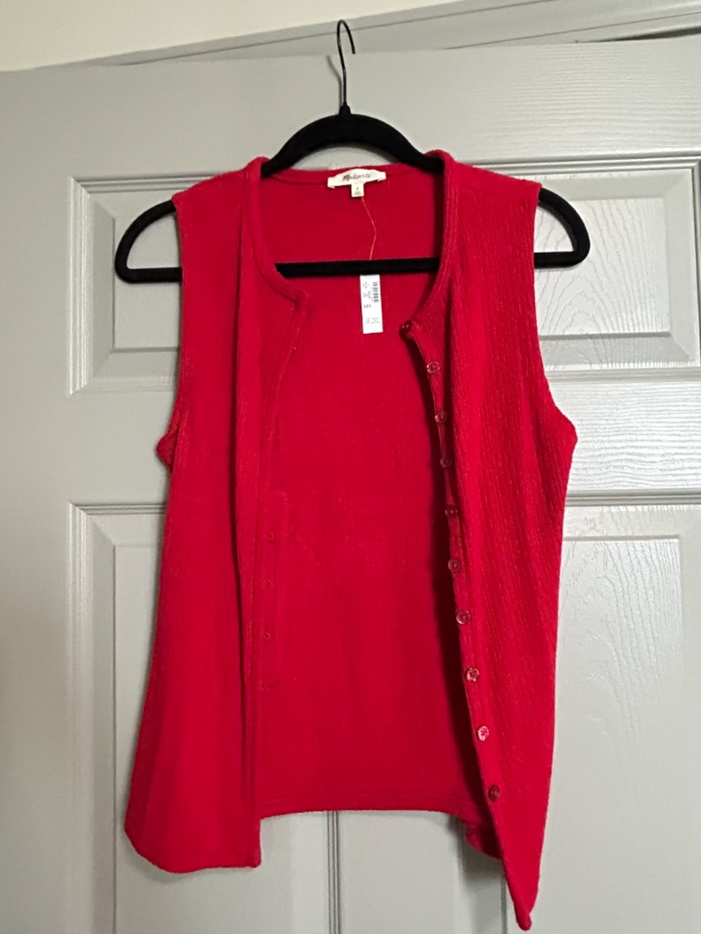 NWT Madewell Button-Up Sweater Vest